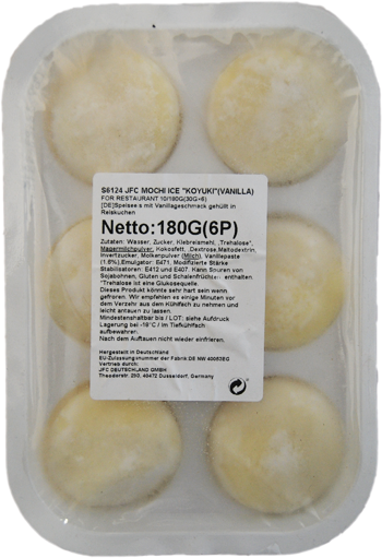 S6124 JFC MOCHI ICE KOYUKI (VANILLA) FOR RESTAURANT 180G v2
