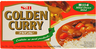 f1042 golden curry mild 240g s&b V2